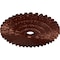 Ekena Millwork Eryn Ceiling Medallion (Fits Canopies up to 4"), 24 3/4"OD x 3 1/4"ID x 1 7/8"P, Antique Copper CM24ENACS - alternate 2